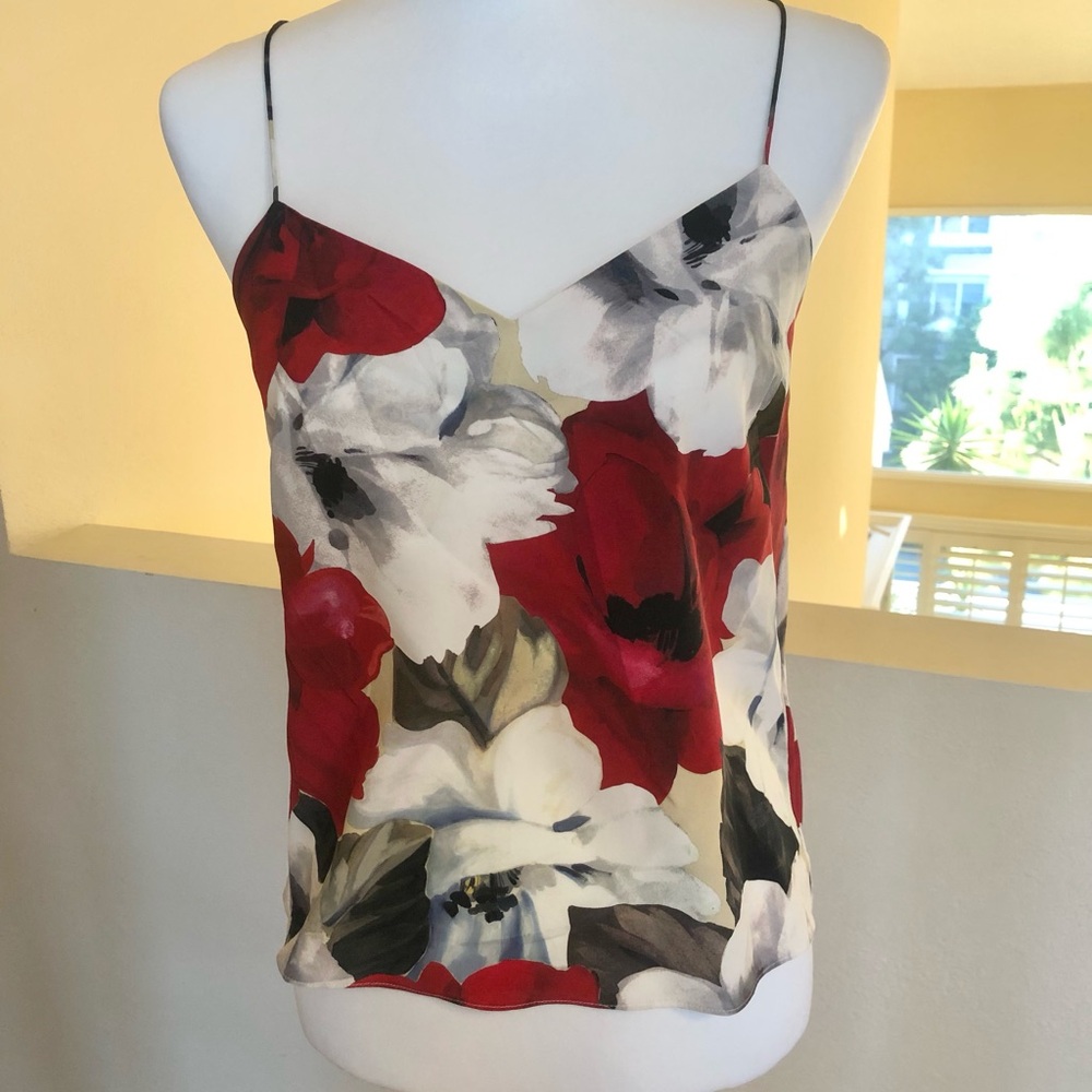 Karen Millen The Atelier Silk spaghetti Strap Top